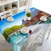 Custom 3D mantel playa Flamingo patrón impermeable espesar poliéster rectangular boda cena mesa de tela textiles para el hogar ali-58923902